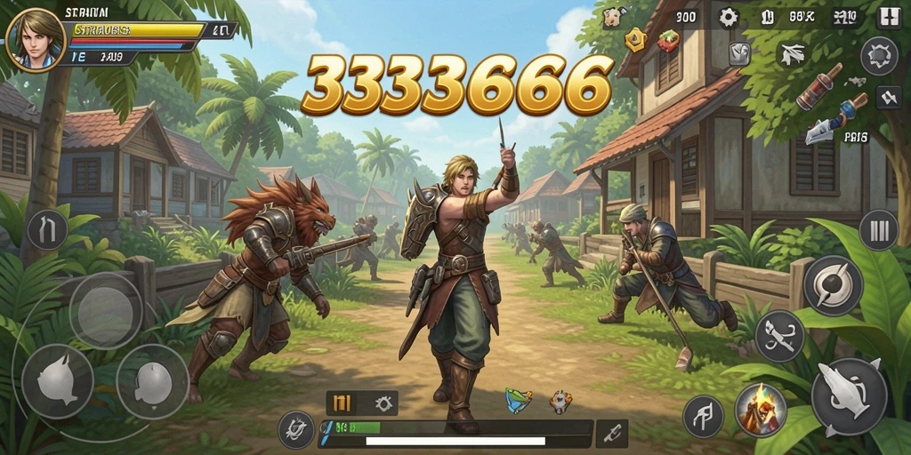 Tampilan Strategi yang Menegangkan dalam 333666