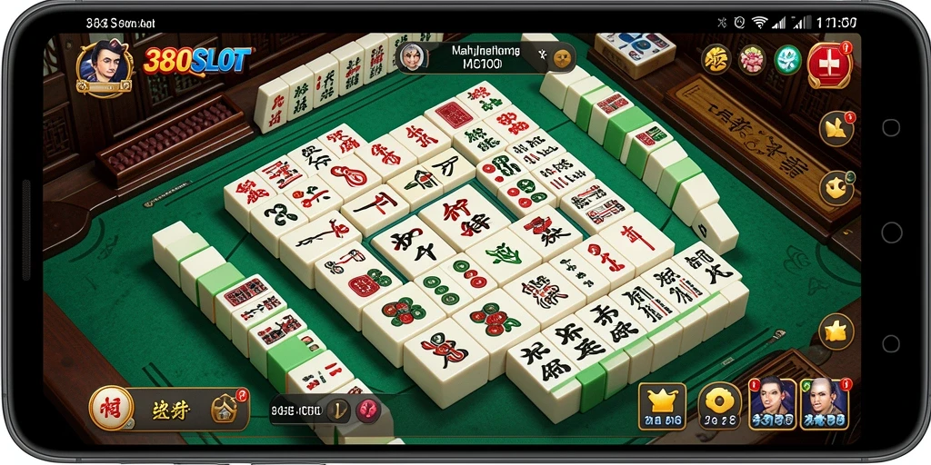 Screenshot gameplay 380SLOT menampilkan keseruan permainan Mahjong.
