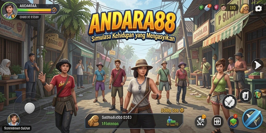 Tampilan menarik dari gameplay ANDARA88 yang menggambarkan kehidupan sehari-hari.