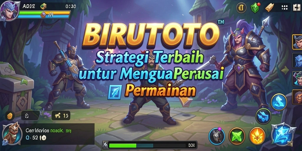 Tampilan gameplay BIRUTOTO yang mendebarkan dan strategis.