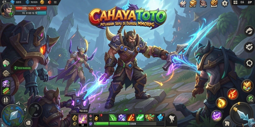 Screenshot CAHAYATOTO yang menunjukkan aksi seru dalam gameplay MMORPG.