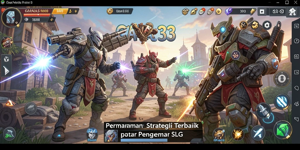 Screenshot game GANAS33 menampilkan aksi pertempuran strategi yang mendebarkan.