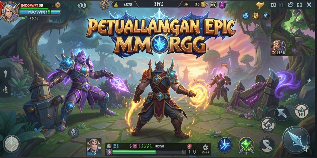 Screenshot gameplay menampilkan pertarungan seru dalam INDOWIN168.