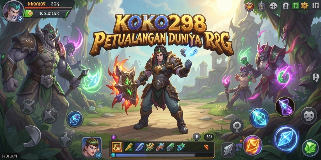 Tampilan gameplay epik dalam KOKO288 menampilkan aksi seru.