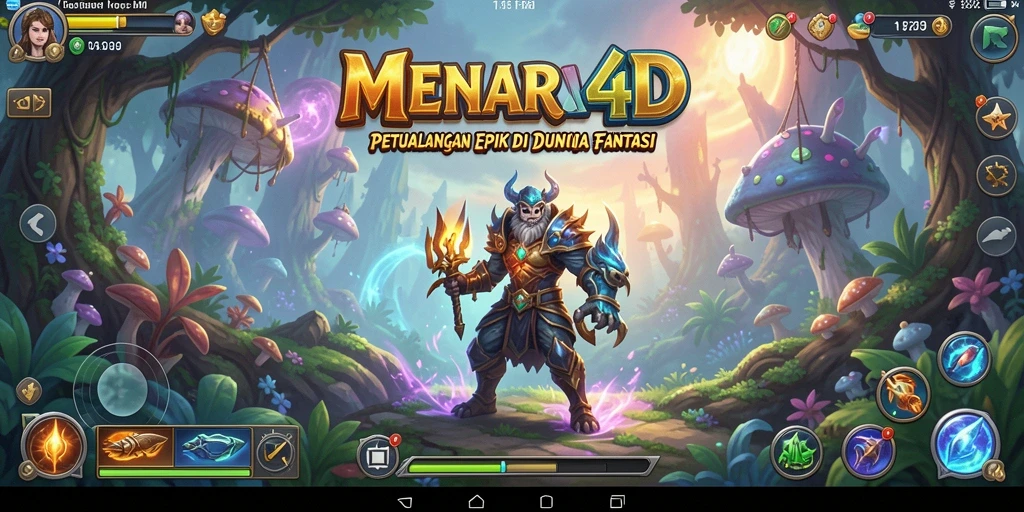 Tampilan gameplay menarik dari MENARA4D menunjukkan pertarungan yang seru.