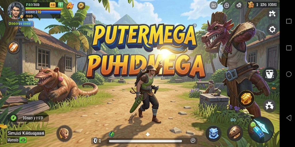 Tampilan gameplay PUTERMEGA yang interaktif dan realistis.