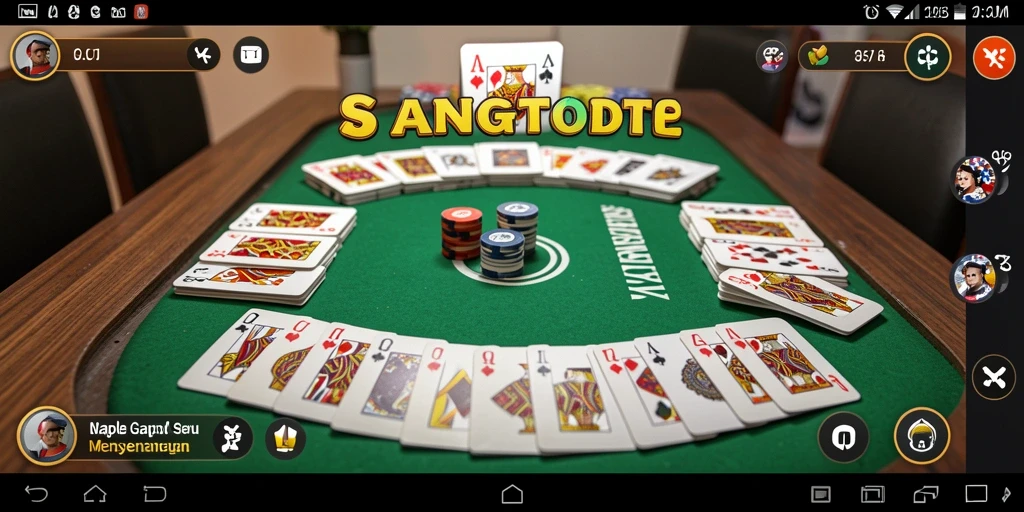 Screenshot gameplay SANGTOTO menampilkan serunya permainan Gaple.