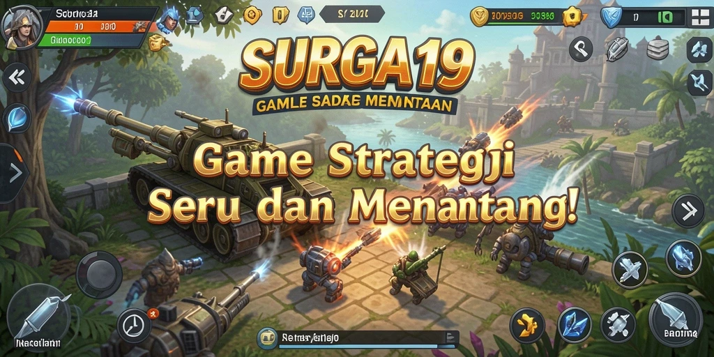 Screenshot gameplay SURGA19 menampilkan strategi dinamis yang seru.