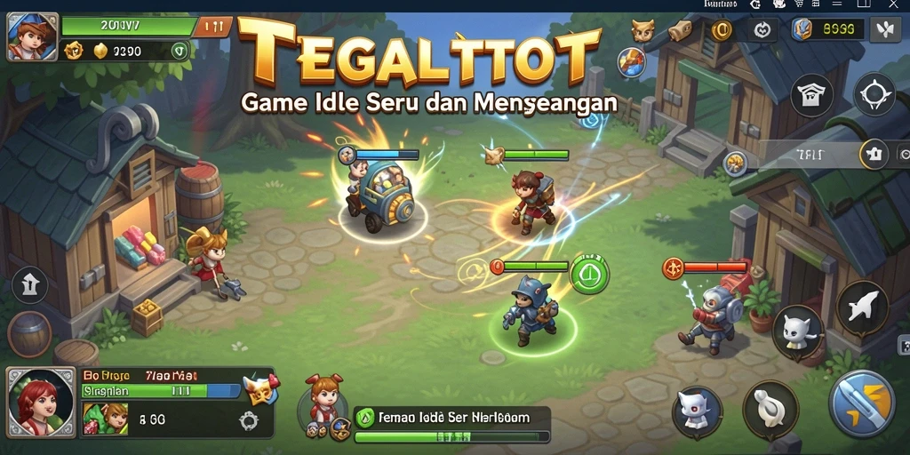 Screenshot utama TEGALTOTO menampilkan gameplay Idle yang seru.