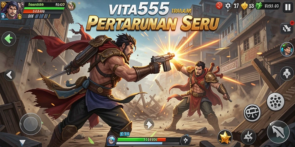 Tampilan gameplay VITA555 yang seru dan menegangkan.